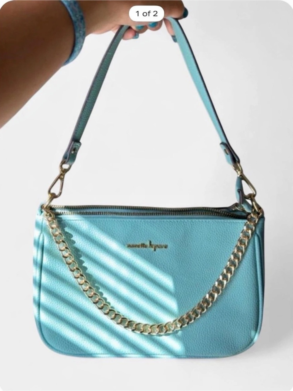 Nanette Lepore Blue Crossbody Bag